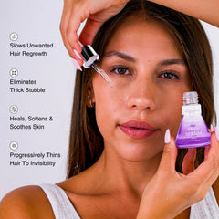 Cyberglow Hair Remover compact for precise, smooth results.