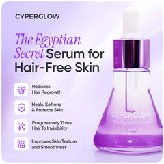 CYPERGLOW peppermint leaf cooling: provides a refreshing sensation while caring for the skin.