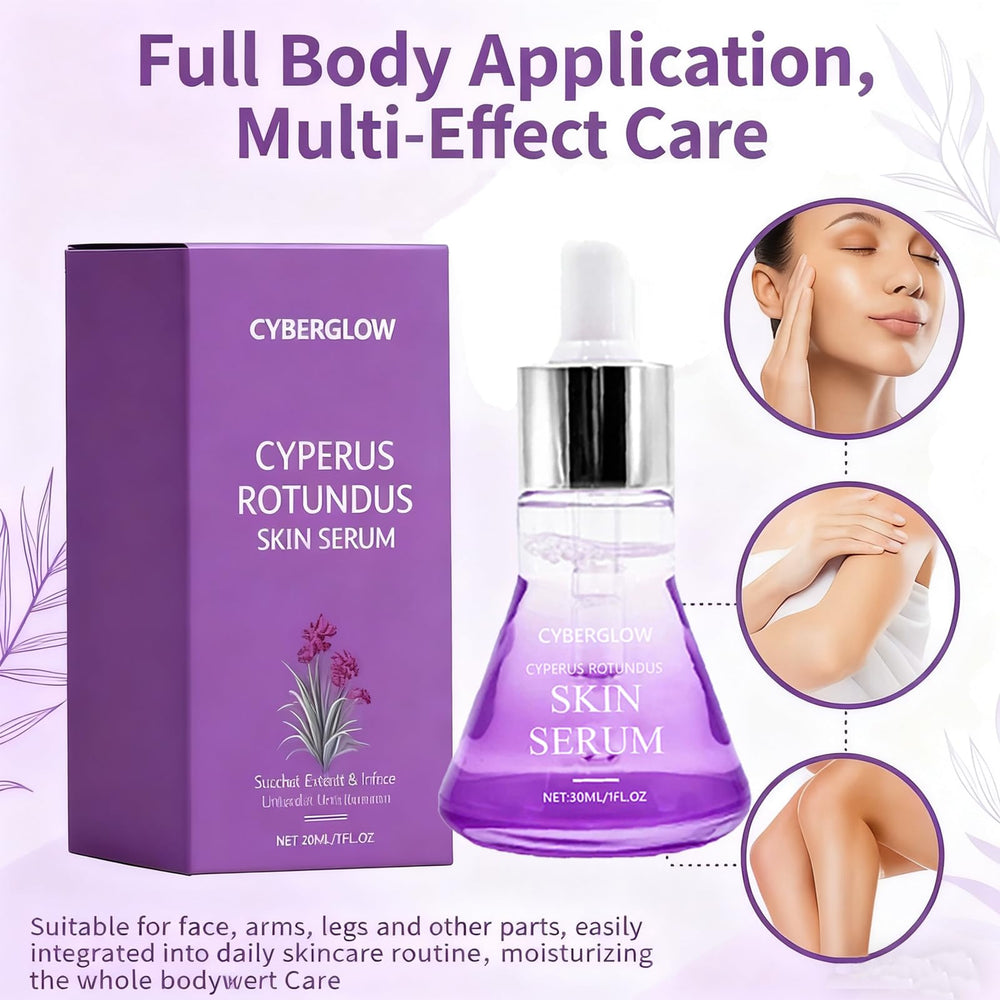 Cyberglow serum fits into daily skin-care routine.