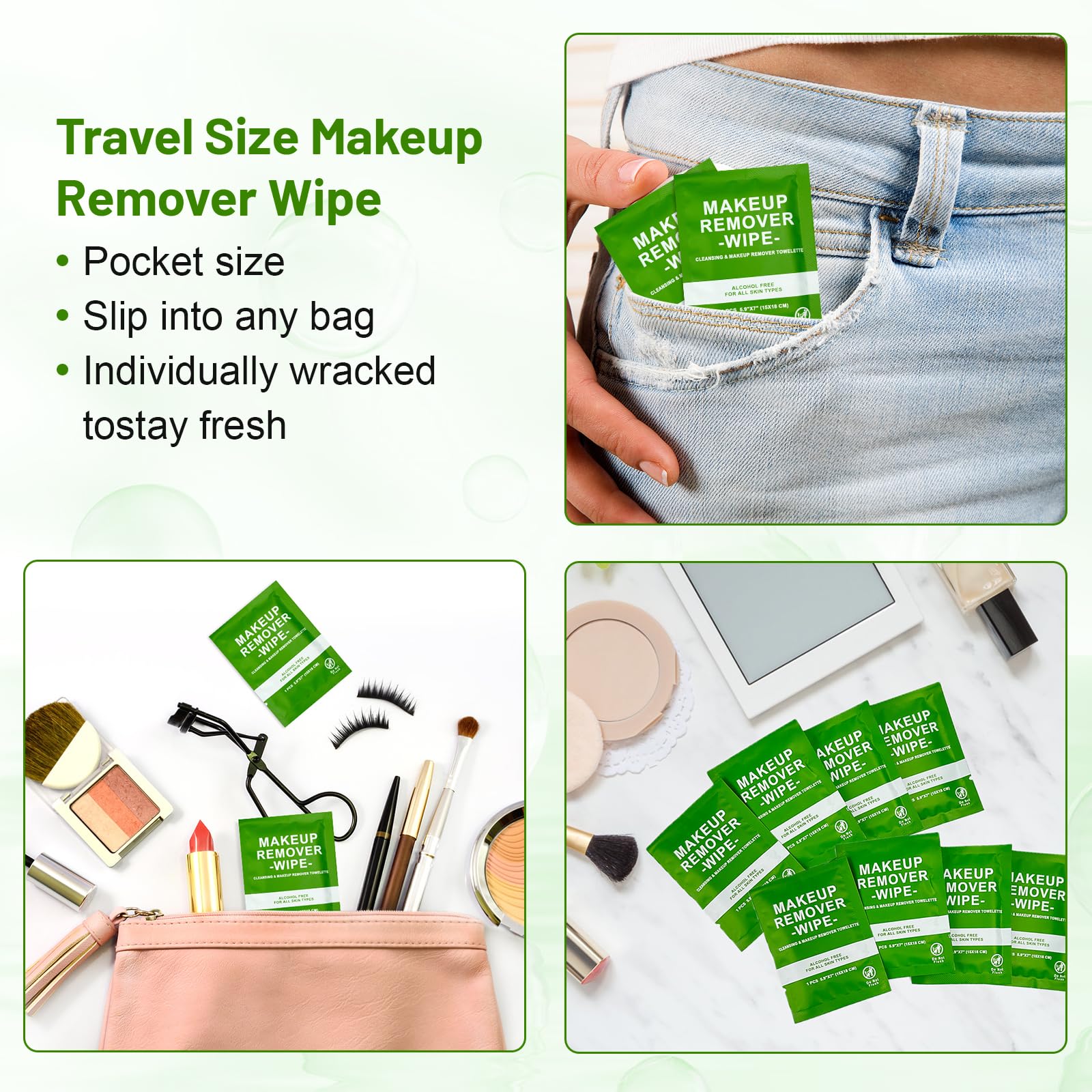 Cydioa full-face 7x6 inch wipe for convenient coverage