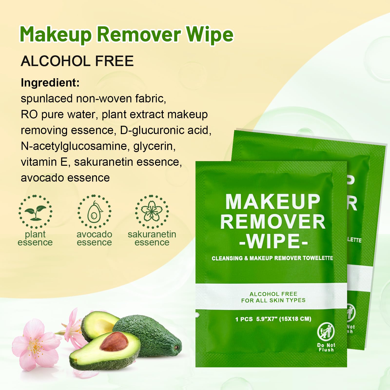 Cydioa individually sealed wipes pouch preserves freshness