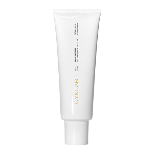 CYKLAR nutrient-rich body cream bottle for deep hydration and smooth skin