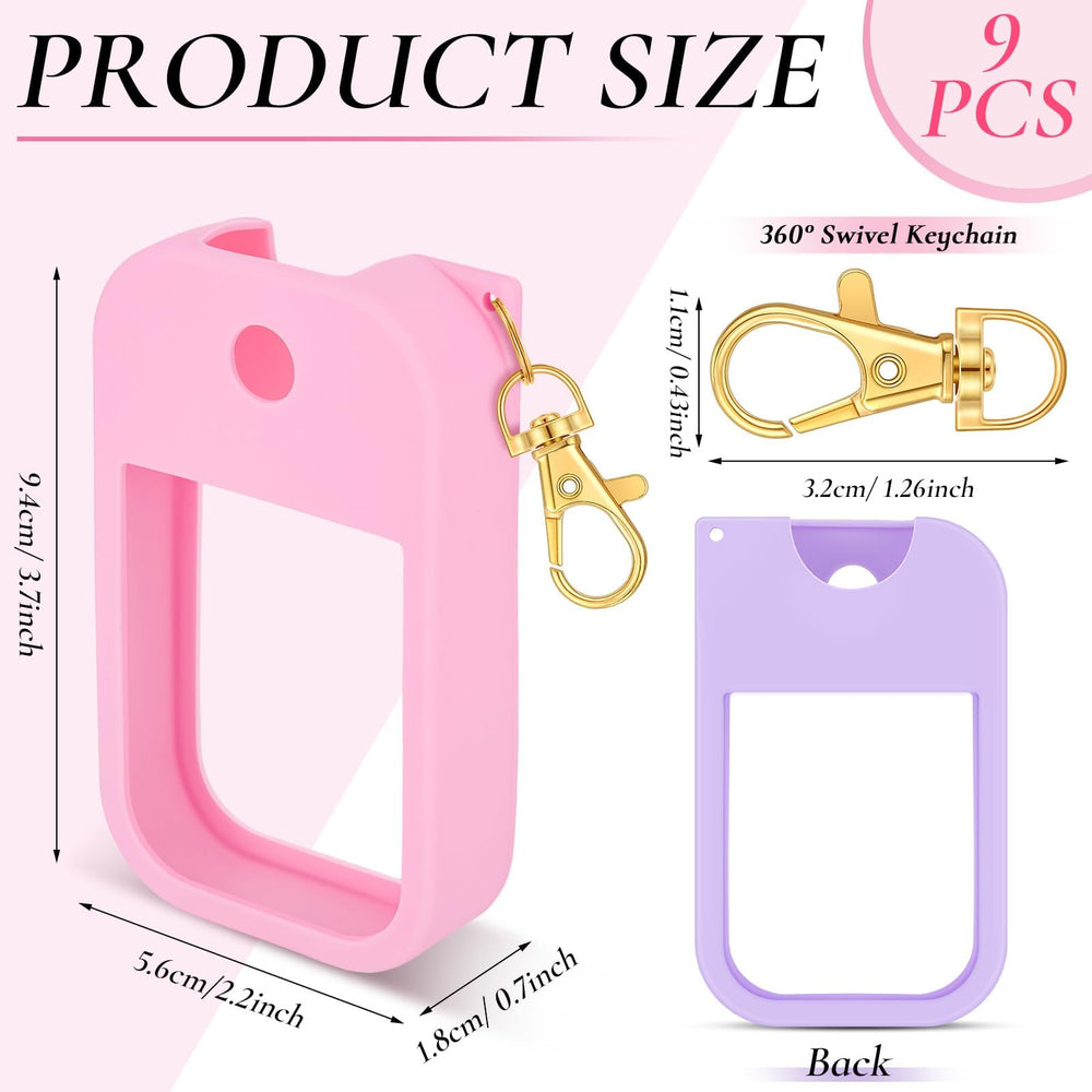 Czlotyh silicone case color collection showcases vibrant, travel-friendly protection.