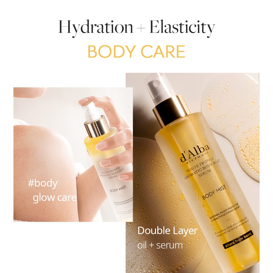 d alba Piedmont 360° mist nozzle delivering even coverage across skin