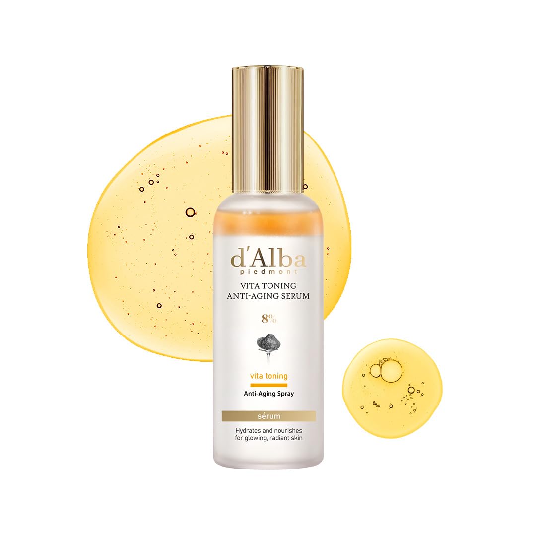 d'alba Piedmont Vita Toning Spray bottle close-up for daily hydration.