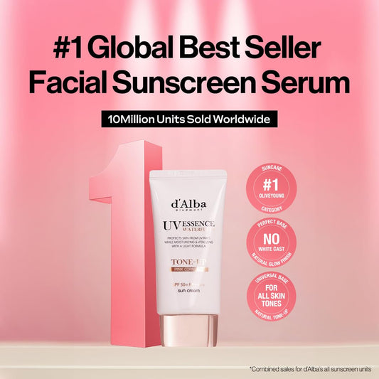 cap close-up of Waterfull Tone-Up Sunscreen Serum for easy application