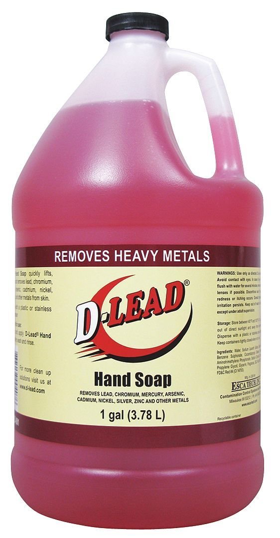 D-Lead Honey Almond hand soap gallon container for office or facility use