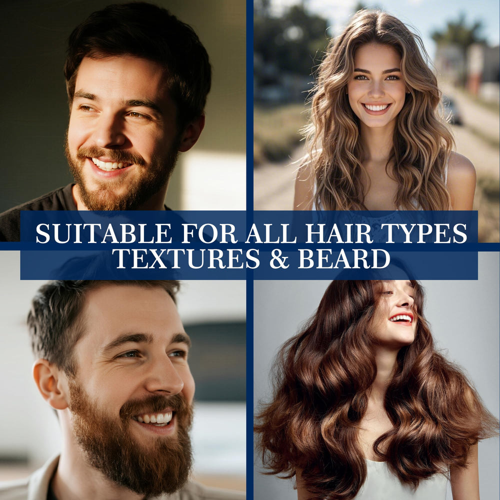 DAAZZS daily-use routine visual suggests a simple path to denser-looking hair.
