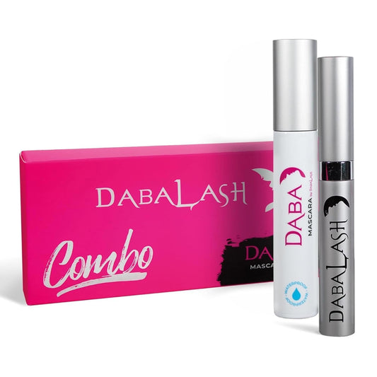 DABALASH serum bottle close-up for lash and brow growth potential.