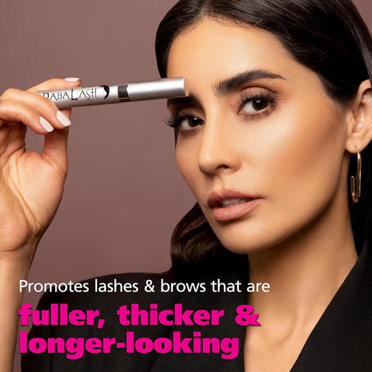 DABALASH waterproof mascara wand showing 24-hour wear capability.