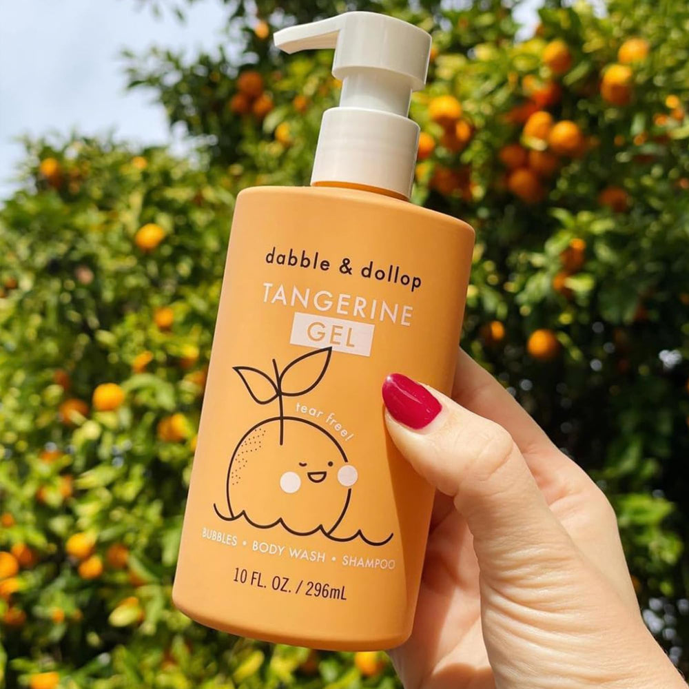 Dabble & Dollop 3-in-1 formula works as shampoo, body wash, and bubble bath