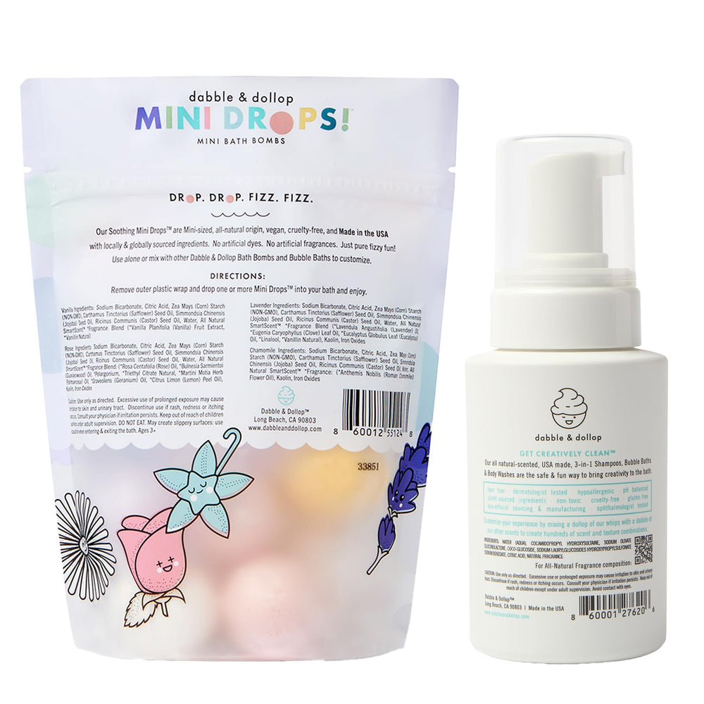 Dabble & Dollop bubbles deliver playful bath time while cleansing