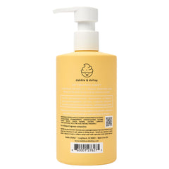 Dabble & Dollop Lemon Gel packaging emphasizes eco-friendly production.
