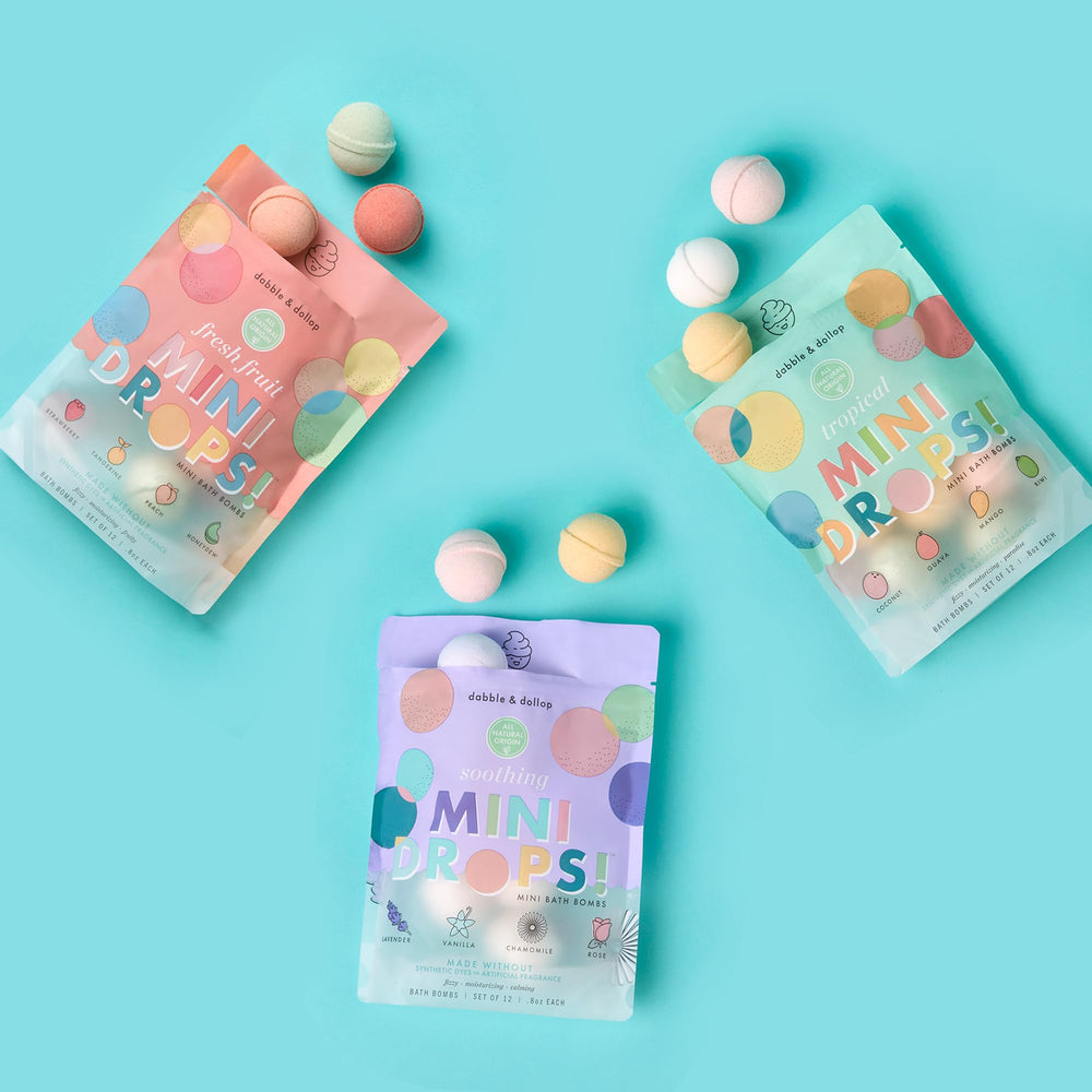 Pouches keep scents fresh between baths and reduce waste.