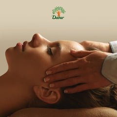 Dabur Kachi Ghani mustard oil for skin care and body nourishment rituals.