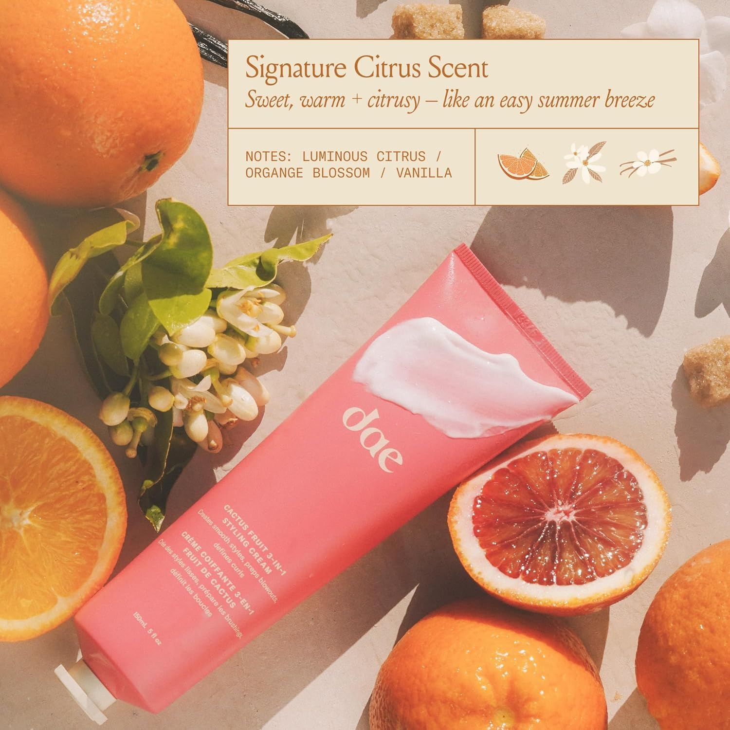 DAE Cactus Fruit 3-In-1 Styling Cream features dragon fruit and prickly pear oils