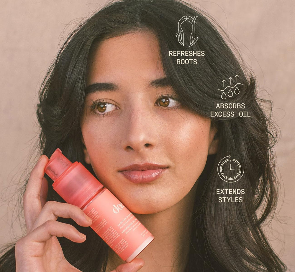 DAE Fairy Duster absorbs oil at roots for a lightweight feel
