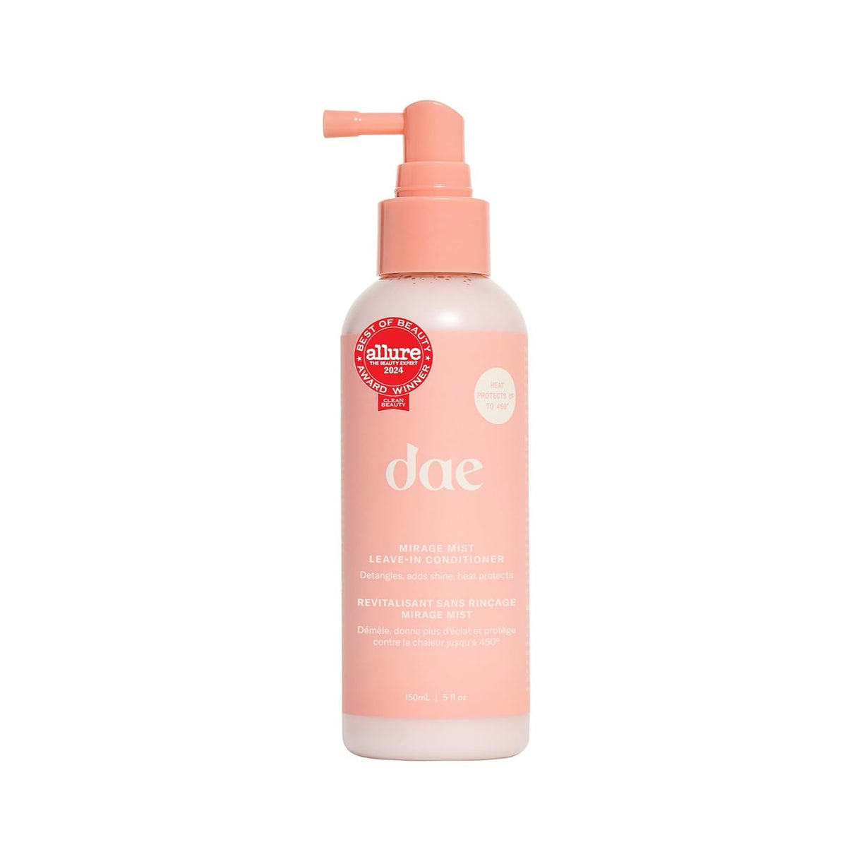 DAE Mirage Mist leave-in bottle front view for detangling and conditioning