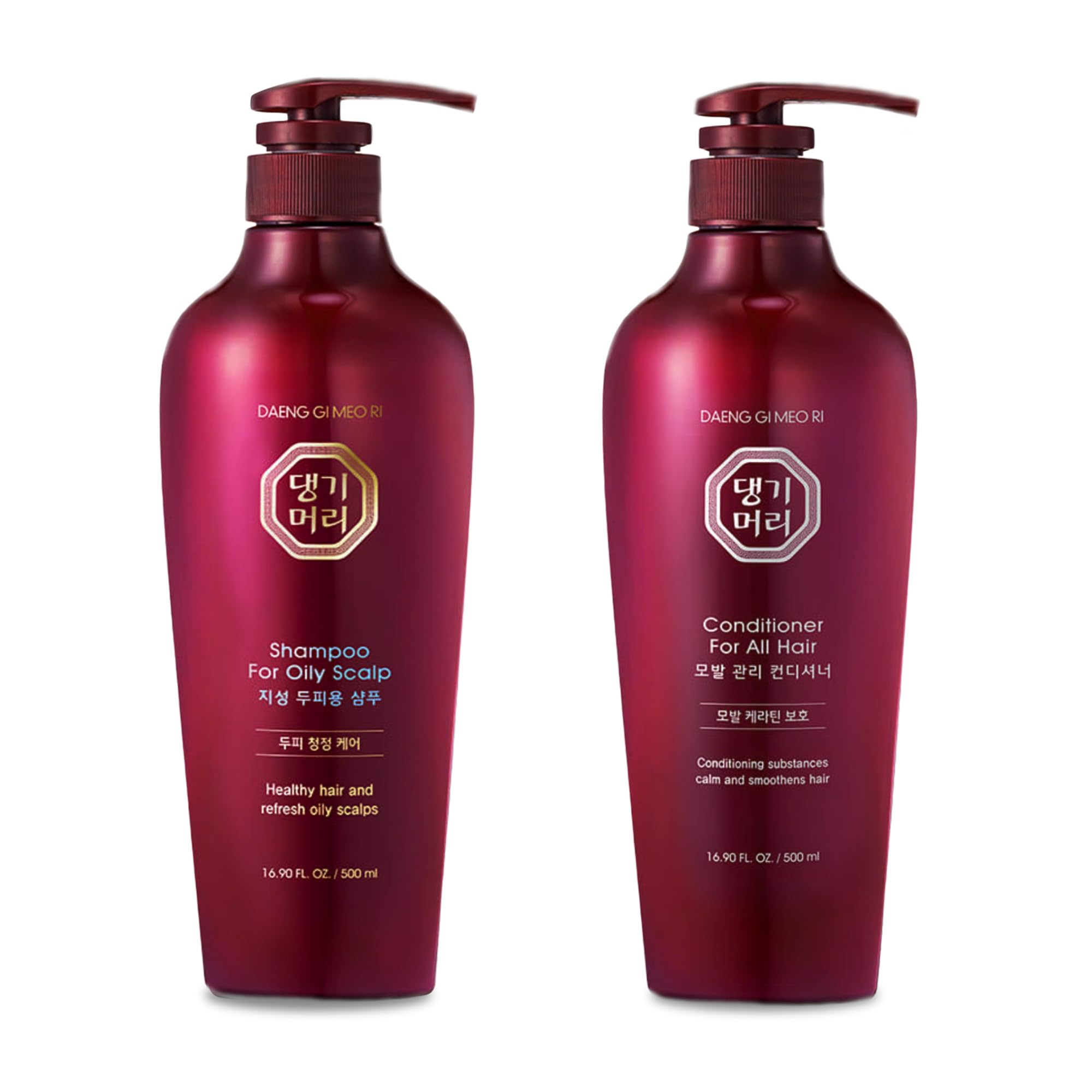 Daeng Gi Meo Ri oily scalp shampoo bottle close-up hints at a refreshing cleanse