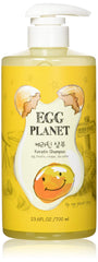 Daeng Gi Meo Ri Egg Planet Keratin Shampoo bottle on a clean sink for smooth, shiny hair