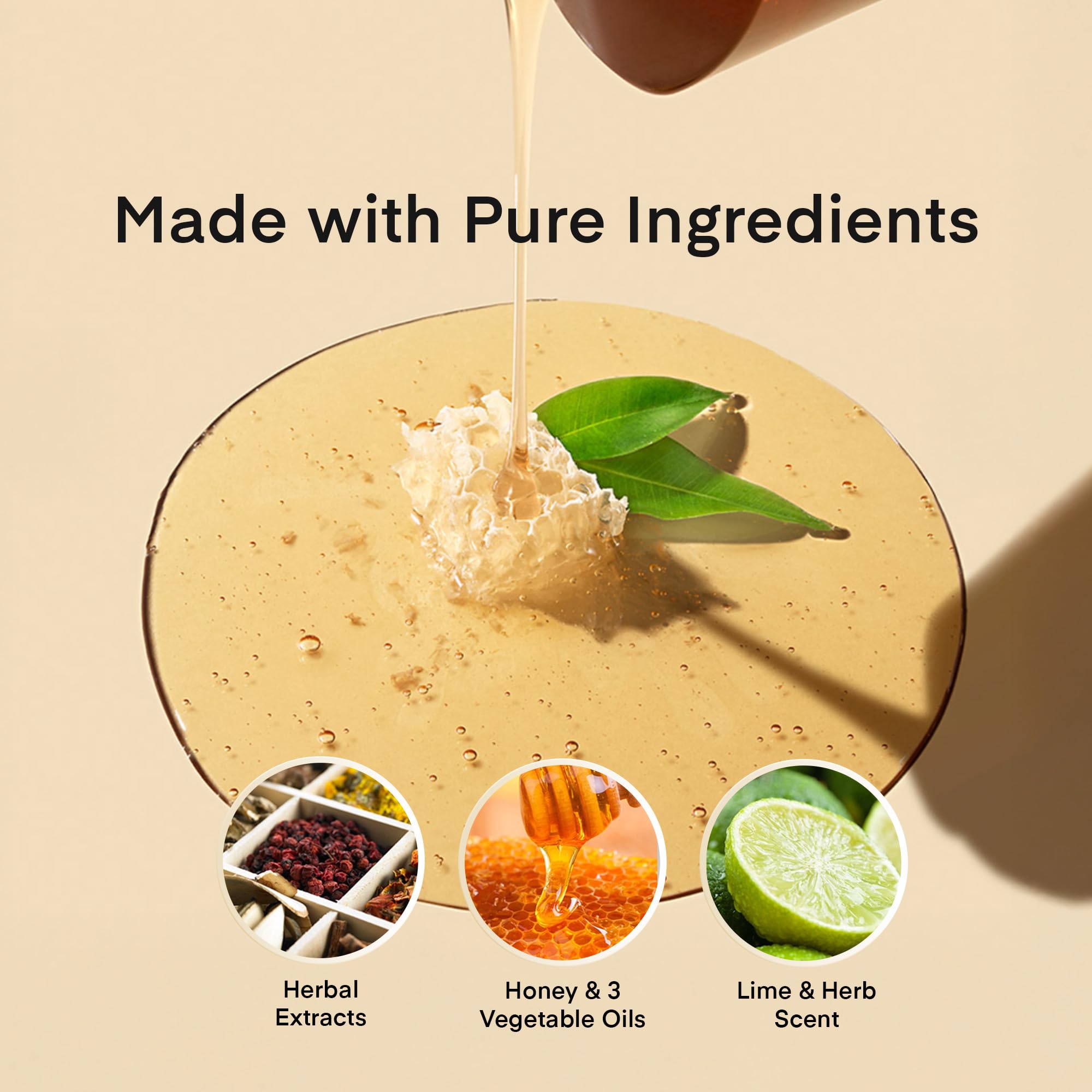 Daeng Gi Meo Ri Honey Therapy close-up texture highlighting herbal extracts.