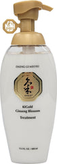 Daeng Gi Meo Ri Ki Gold Ginseng Blossom product packaging shows premium ritual for revitalized hair health