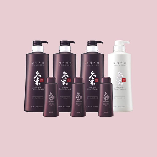 Daeng Gi Meo Ri Ki Gold Premium Set treatment bottle for nourishing care.