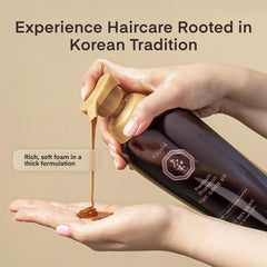 Daeng Gi Meo Ri Ki Gold Premium Shampoo scalp closeup highlights menthol freshness