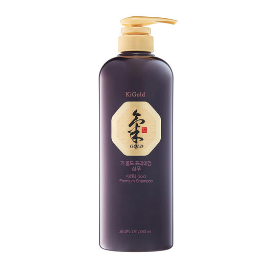 Daeng Gi Meo Ri Ki Gold treatment bottle supports hair vitality with herbal formula