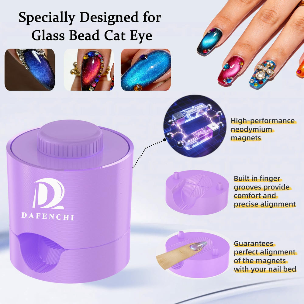 DAFENCHI cat eye magnet wand concentrates magnetic pull for dramatic effects
