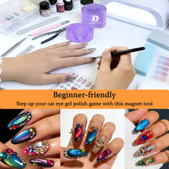 DAFENCHI easy-use cat eye nail art tool suitable for beginners