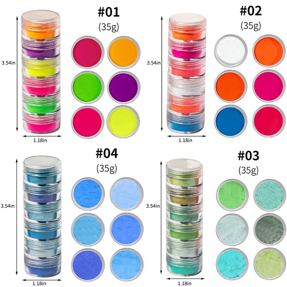 DAGEDA nail powder suitable for UV gel and acrylic applications for vivid color
