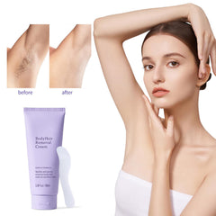 DaiLaiFu cream applied under the arm for gentle hair removal.
