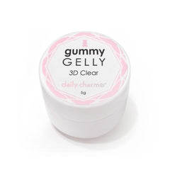 Daily Charme 3D Gummy Gelly clear gel for moldable nail art designs.