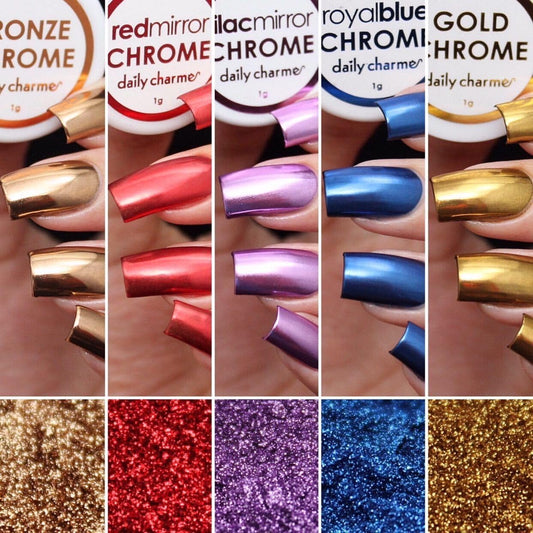 Daily Charme base surface enabling smooth application for chrome powder finishes.
