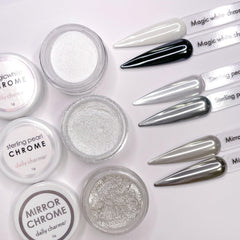 Daily Charme no-tacky-residue formula leaves a clean finish after cure.
