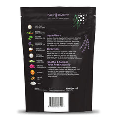 Daily Remedy Calming Lavender Foot Soak in tub ready for a soothing soak.