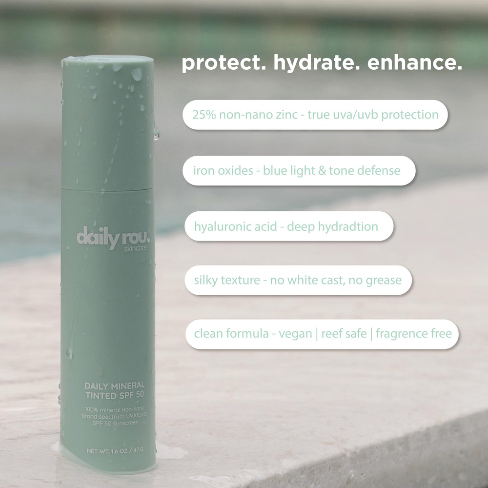 DailyRou sunscreen applied under makeup creates a smooth, non-greasy base.