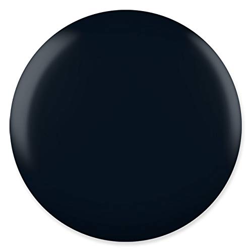 DAISY DND Black Licorice swatch on nails shows a long-lasting gloss.