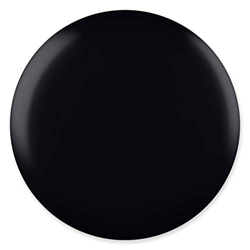 Daisy DND Black Ocean gel nail application demonstrating smooth coverage