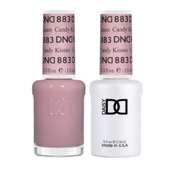 Daisy DND Candy Kisses gel bottle in sunset pink for salon-like nails