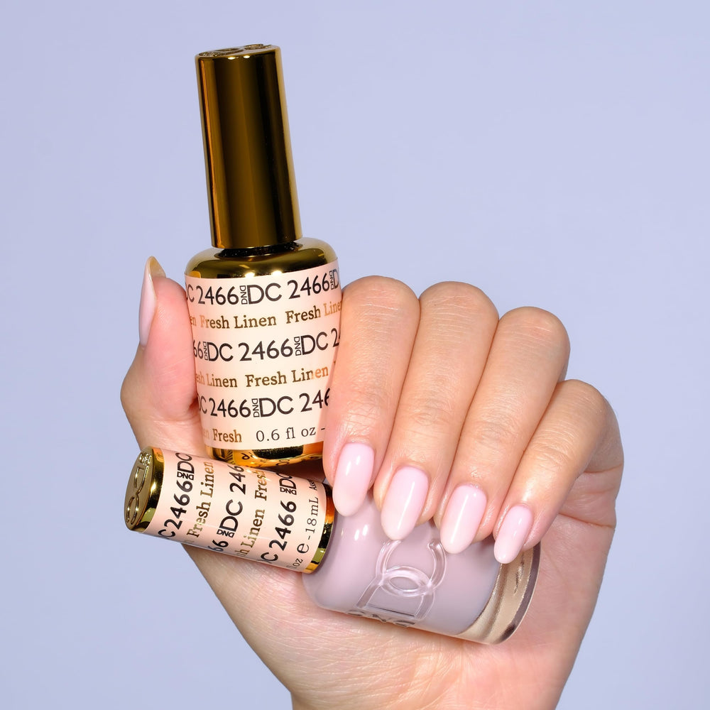 Daisy DND DC air-dry lacquer close-up shows fast-drying, long-lasting color.