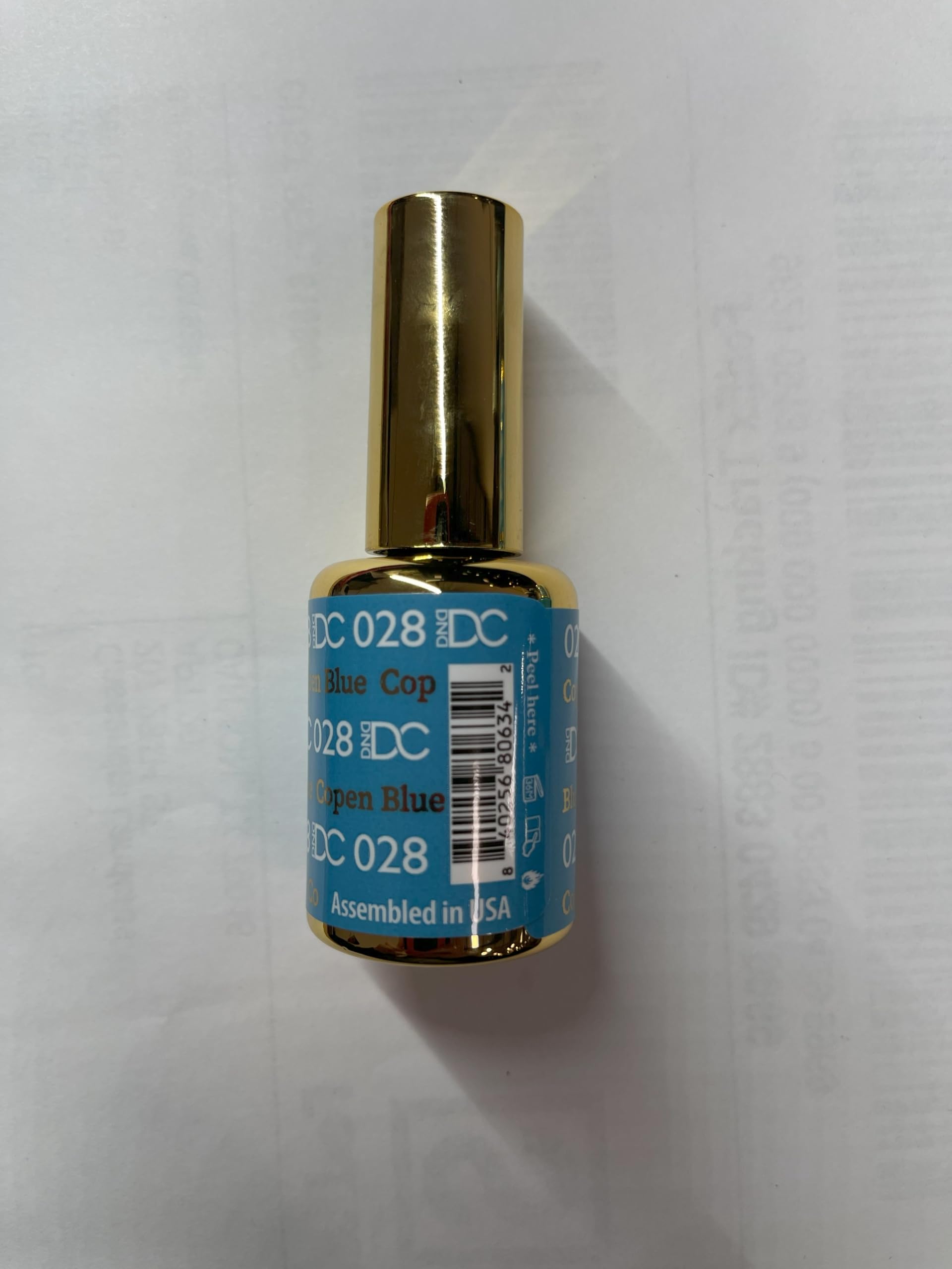 Daisy DND DC Gel Polish Set bold packaging label close-up