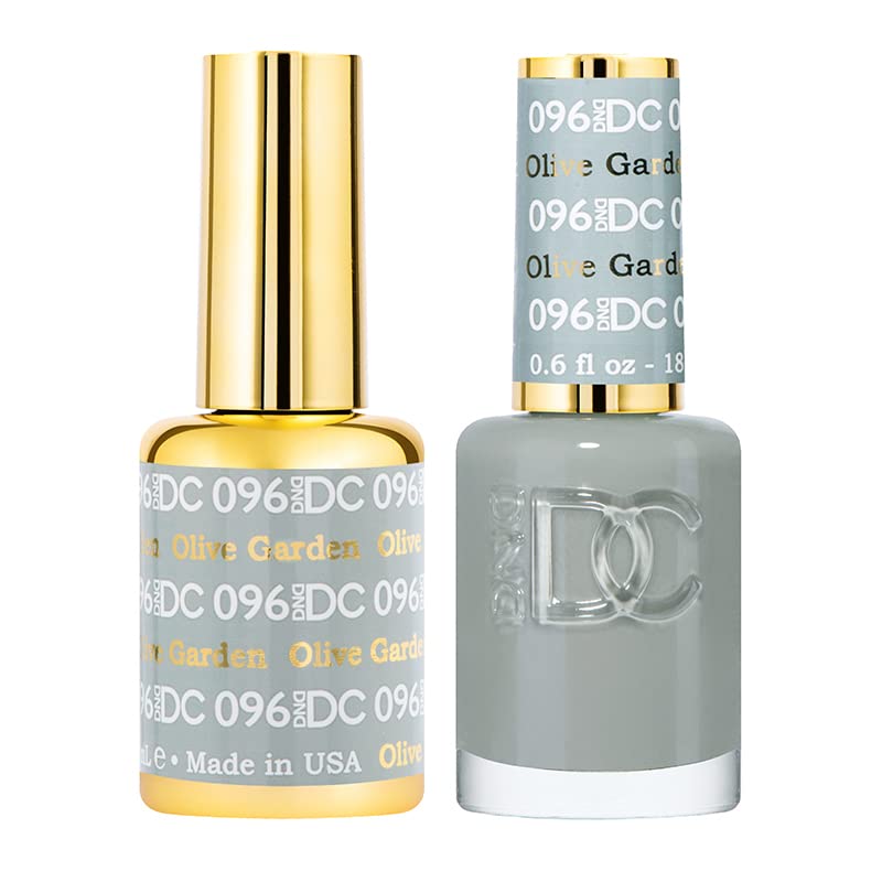 Daisy DND Olive Garden gel polish bottle in shade 096 for long-lasting color