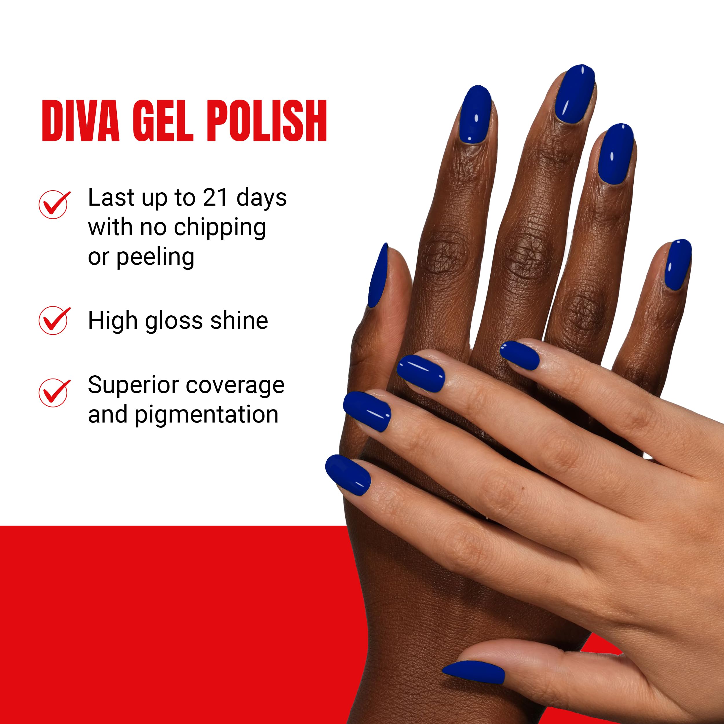DND Diva duo packaging shows the matching gel polish and lacquer set.