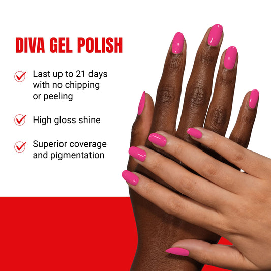 Daisy DND Diva Gel Polish matching lacquer duo for cohesive nails