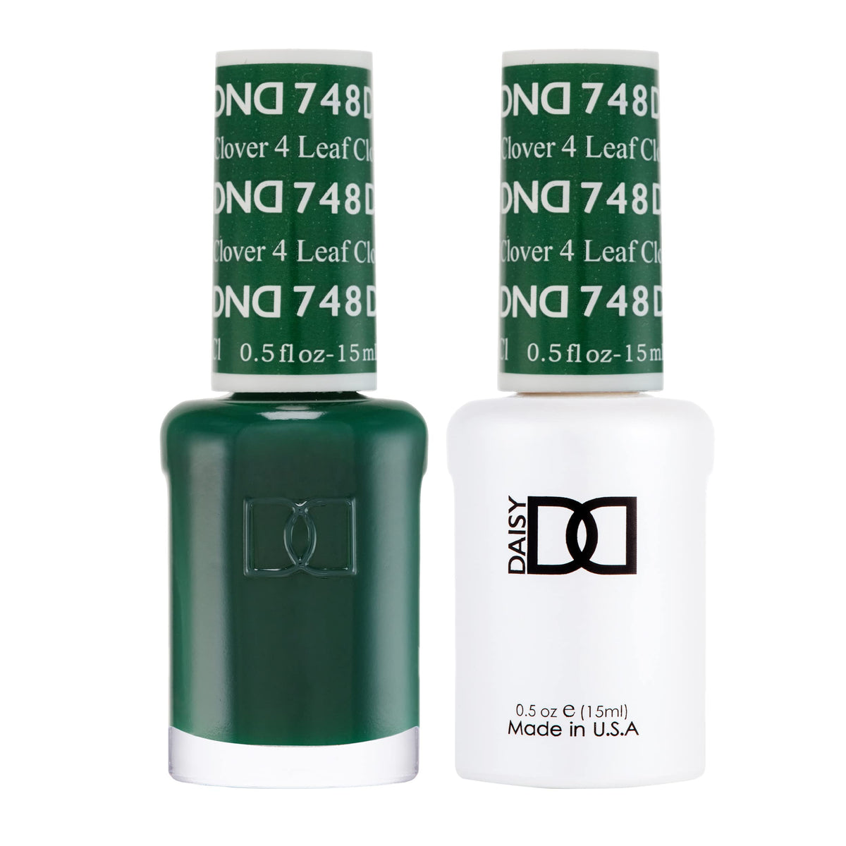 Daisy DND forest green gel polish bottle showing durable color that lasts