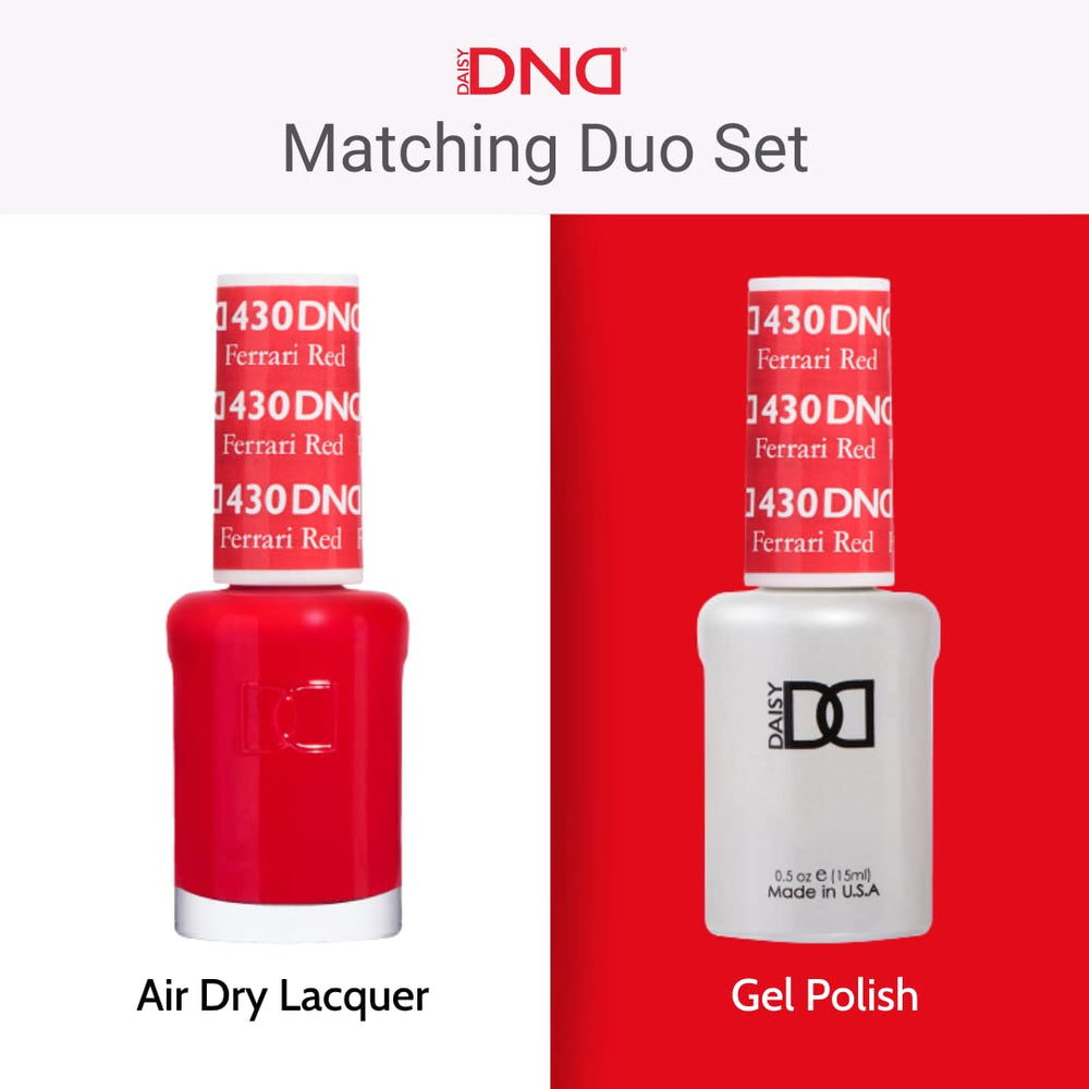 Daisy DND gel and lacquer combination enables chip-free color matching