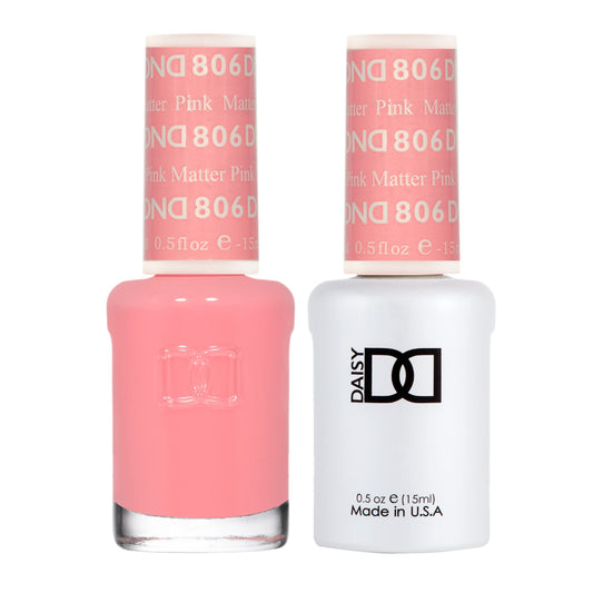 DAISY DND Sweet Tooth gel polish bottle close-up showing bold pink color for a statement manicure.