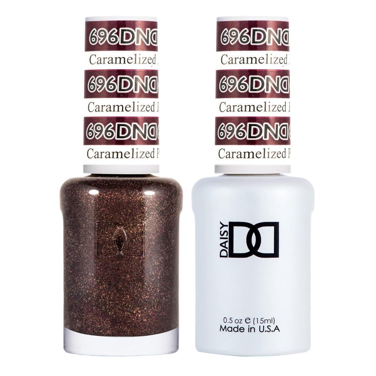 Daisy DND Caramelized Plum gel polish bottle, long-lasting color up to 3 weeks